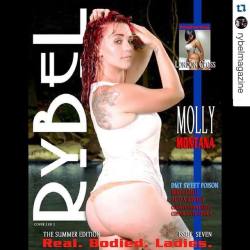 #Repost @rybelmagazine  It&rsquo;s out finally click the link in the Instagram profile or here http://www.magcloud.com/browse/magazine/797480 Congratulate DMT @dmtsweetpoison and Molly @molly.montana_ for being this issue cover models. Featuring London