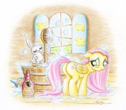 madame-fluttershy:  The Shyning by ~DeathCutlet  X3! Cuuuute!