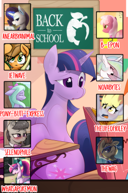 backtoschoolartpack: Standard Edition: 18 unique pictures of pony-style mares in a digital format. There will also be many alternative versions featuring futa, crotchboobs, outfit, and cum edits! Pay-what-you-want with a minimum price of Ŭ USD. Deluxe