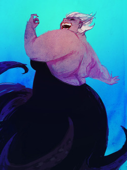 beanclam:Drawn for a friend’s birthday, and also my fave Disney villain. *hearteyes*