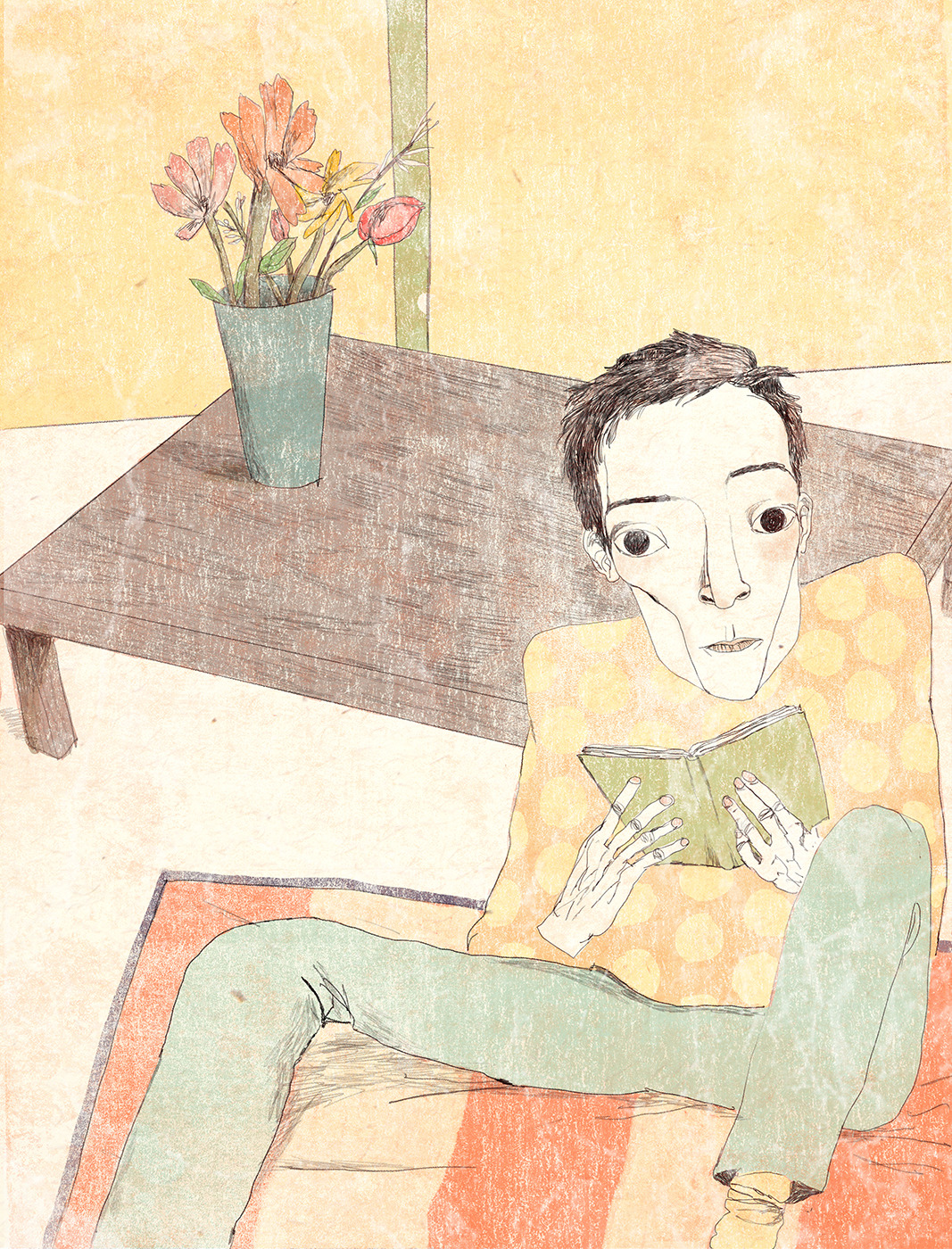 Reading A Book by Charlo Frade checkiiii more out on my behance  or website