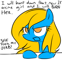 heck-yeah-mary:  Internet Explorer Pony Reacts to The Internet Explorer Official Anime Girl.  xD