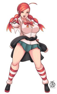 revolverwing:  Remember the Candice-Flannery clotheswap pic? This is the second part of it! Although Flannery now looks like a Wendy’s cosplayer with those colors ^^’   &lt; |D’‘‘‘