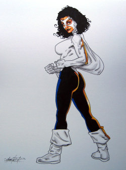 superheropinups:  Monica Rambeau 
