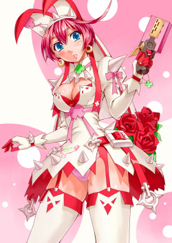 (via elphelt valentine (guilty gear and guilty gear xrd) drawn by akito) 