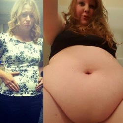 auraaurora23: When I first started gaining, I was hoping maybe I’d go up a bra size, or maybe my ass would get bigger. I never thought I’d be fortunate enough to go up 4 bra sizes, gain a huge ass, have voluptuous thick thighs, and a massive, gorgeous
