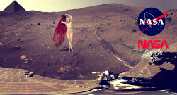 somegreatcelebfakes:  Did you hear NASA found Lady Gaga naked on Mars? Also a pyramid. (more Lady Gaga fakes)