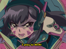 tetratheripper:  tetratheripper:  Fake anime screenshot!!I had been wanting to try it for a while so, take a d.va~ art by tetratheripper  I added the widowmaker I did it as well!!Background is from Ghost in the Shell. 