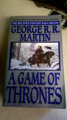 I found a first edition paperback of A Game of Thrones at a used bookstore for ū :D I&rsquo;m going back to get the first edition of A Clash of Kings next :D