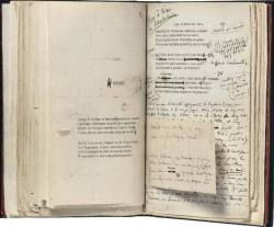 Charles Baudelaire:  ”Les Fleurs du Mal” with author’s notes.