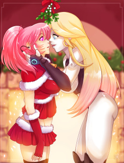lewd-zko: hypno-roxa:  Mind control under the mistletoe. &lt;3 A late birthday present for @lewd-zko Commission done by Hmage.  !!!!!!!!!!!!!!!!!!!!!!! 