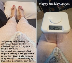 goddess-elizabeth:  goddess-elizabeths-sissy:  Thank you Goddess Elizabeth for allowing me to worship you on my birthday. I promise to be a very good boy for you.  I will always make you proud.  My name is Goddess Elizabeth. I am a lifestyle and pro
