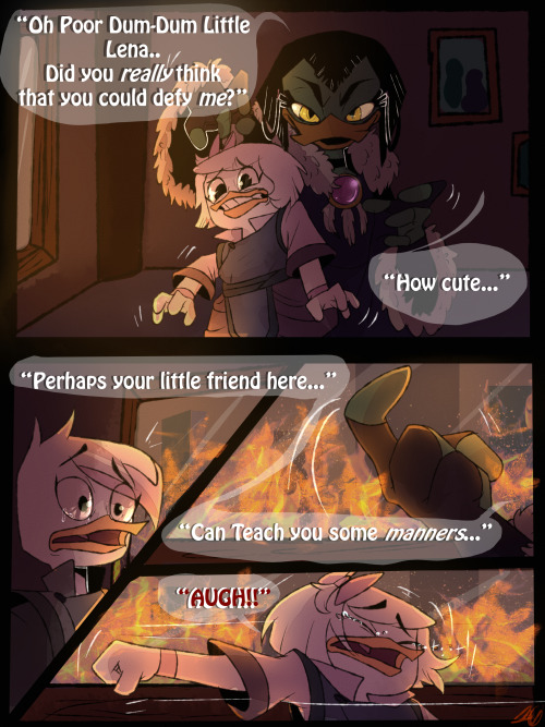 So here’s that REALLY angsty DT/ATLA comic I said I was doin!We went pretty ham in the You Beautiful Idiot discord server with this AU, like we got legit 4 Books plotted out it’s insane! This particular scenes context is that Magica is a Bloodbender