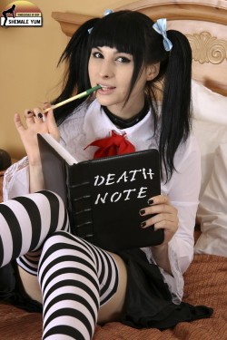 trapfag:  Bailey Jay cosplaying Amane Misa, from Death Note.