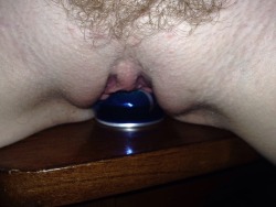daddys-slave-cunt:  Some more from my long overdue can insertion 