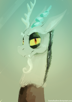 Encouraged by FlutterRex, I keep on experimenting with digital paintings and no-lineart method 20 minutes maybe. And my first Discord ever :D Just something I pulled out before going out to university this morning