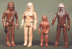schmendick:  bogleech:  boomerstarkiller67:  Kenner prototype Chewbacca family action figures from the Star Wars Holiday Special (1978)  the children of America could have had wookiee tits, but noooOOOOOoooo   the unnecessary titty brigade continues