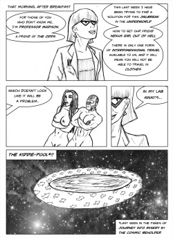 Kate Five vs Symbiote comic Page 210 by cyberkitten01   Madison lays down the plan&hellip; it involves THE KIDDIE-POOL!! Last seen in SINGULARITY WAR in the pages of Journey Into Misery 4, which can be read here http://cosmicbeholder.blogspot.co.uk/2012/1