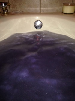 crimson-falling:  ughsick:  pokebotjacob:  rainbowdirk:  did you know at lush you can purchase the ability to bathe in a galaxy?  This is literally so magical  Holy crap  Hey Lushies, This one is Northern Lights - a limited edition holiday bomb this year.