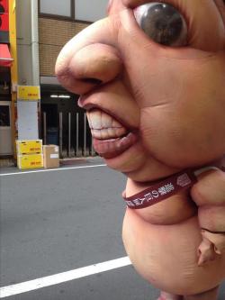  Looks like the campaign for the upcoming Shingeki no Kyojin Exhibition at the Ueno Royal Museum has started on the streets of Tokyo&hellip; (Source)  The Titans are coming D: