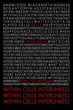 theandrewkwan: Within Cells Interlinked Prints available 