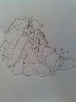 enlightened-introvert:Since I decided to embrace Pearlrose as my otp, I’ve noticed that there’s a severe lack of Pearlrose content, so I made some myself.