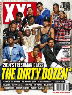 The 2014 XXL Freshmen: A Statistical Analysis The line-up for XXL magazine&rsquo;s 2014 freshman issue was revealed on Monday evening, with the &ldquo;dirty dozen&rdquo; of rappers on the cover including Chance The Rapper, Kevin Gates, Isaiah Rashad,
