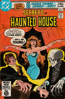 Secrets Of The Haunted House, No. 30 (DC Comics, 1980). Cover art by Joe Orlando. From Oxfam in Nottingham.