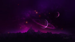 norse-nature-spirit:  Amethyst night by CassiopeiaArt 