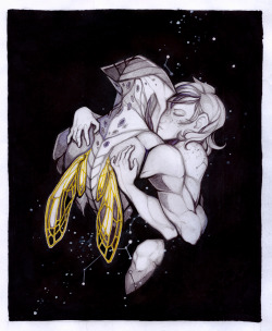 anna-antoshchenkova:  Brain: Ann Brain: Anny Brain: Babe Brain: You just wanted to draw wings. Why did you draw this    ☆space pron☆  ? Me: *cries in russian* 