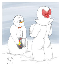 johncarcosa:  Stiffy The Snowman by CallMePo