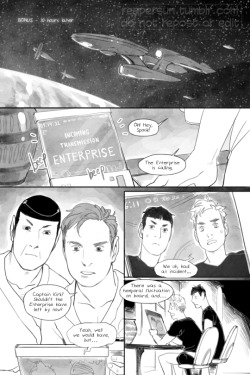 &lt;-Page34-End - Page35-Bonus1 - Page36-Bonus2-&gt;Chasing Your Starlight - a K/S + TOS/AOS fanbook** Link to beginning ** Link to more info **