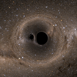mirkokosmos:  A Black Hole is an extraordinarily massive, improbably dense knot of spacetime that makes a living swallowing or slinging away any morsel of energy that strays too close to its dark, twisted core. Anyone fortunate (or unfortunate) enough