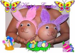 nudeforjoy:It’s not too early to start thinking about an Easter costume.