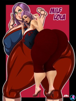 supertitoblog:  Hey guys, after getting a lovely gift of Older Lola from @bakudemon I just had to mirror that Image of Lola. I forgot how big Older Lola assets are lol, need to do more of her. Anyways I did this image in 4k that’s available on my Patreon,