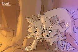   Sketch request for a Lycanroc humpin a Braixen behind their trainers back! I imagine they&rsquo;ve usually gotta be pretty quick to keep their shenanigans secret, but when they can get away with a knotting, there&rsquo;s no holding back.     (see stuff