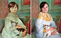 sixpenceee:  Children With Down Syndrome Recreate Famous Paintings To Prove That Everyone Is A Work Of Art Albanian photographer Soela Zani gives a new life to individual with Down Syndrome by recreating most famous paintings, and it’s been a great