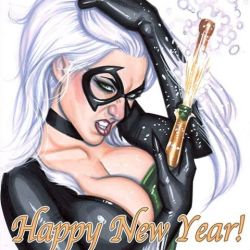 I’m going out tonight for drinking and eating, so stay safe mis chavos (my friends) thanks for the support and the giggles and some weird smut ideas&hellip; yeah, i wish you a happy new year!Lo mismo va para mis compas de latino america que me siguen,