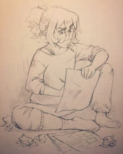 katyfarina:  Older Pidge, because Pidge is my fave and it’s been like a year since I doodled with graphite~