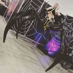 archiemcphee:  Please watch your step, our jaws are on the floor because of this incredibly awesome Rachnera Arachnera cosplay by French Canadian costumer, cosplayer, and model Marie-Claude Bourbonnais. Every inch of this outstanding costume was handmade