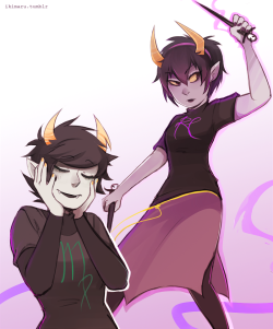 thinking of future gf c: from when Kanaya thought Rose was also a troll