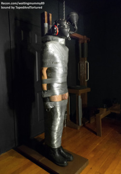 tapedandtortured:  Taped to the stake and kept there. 