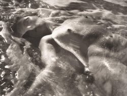 boldrain:   Ruth Bernhard, In the Waves, 1945  