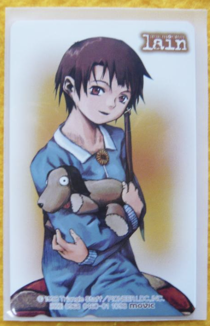 ckakevin:TVシリーズ「serial experiments lain」のテレホンカードになります。It is a telephone card for the TV series “serial experiments lain”.