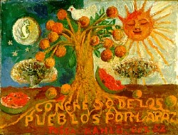 artist-frida:  Congress of Peoples for Peace, 1952, Frida Kahlo