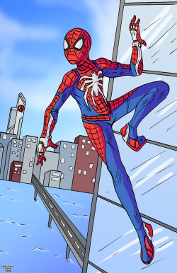 I’m a big fan of the Advanced Suit in the newest Spider-Man game. I meant to draw this a while ago. Commission Info - Ko-fi - Redbubble Store