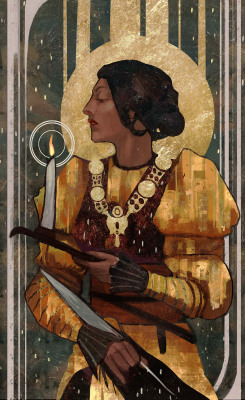qissus:  Josephine Montilyet Tarot fancard Good news guys! I have a Society6 shop now! And this artwork is currently available as a print! Go and check out this LINK! Be sure to share and reblog! Arigatouuu~~ 