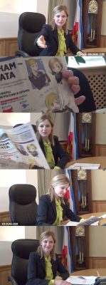 japdesene:  Natalia Poklonskaya finds out she’s popular in the internet… 