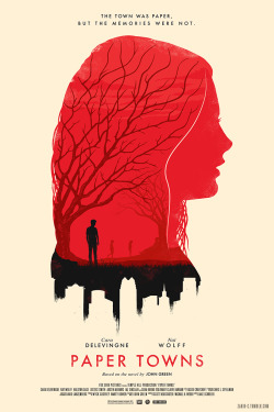 fishingboatproceeds:  zahid-c:  A Paper Towns movie art print I did, using Cara Delevingne’s silhouette for Margo. The extract from the book that inspired it is here. Will put this in the Etsy shop if anyone would like one.  So cool. 