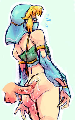 Link’s bottom is always getting messy